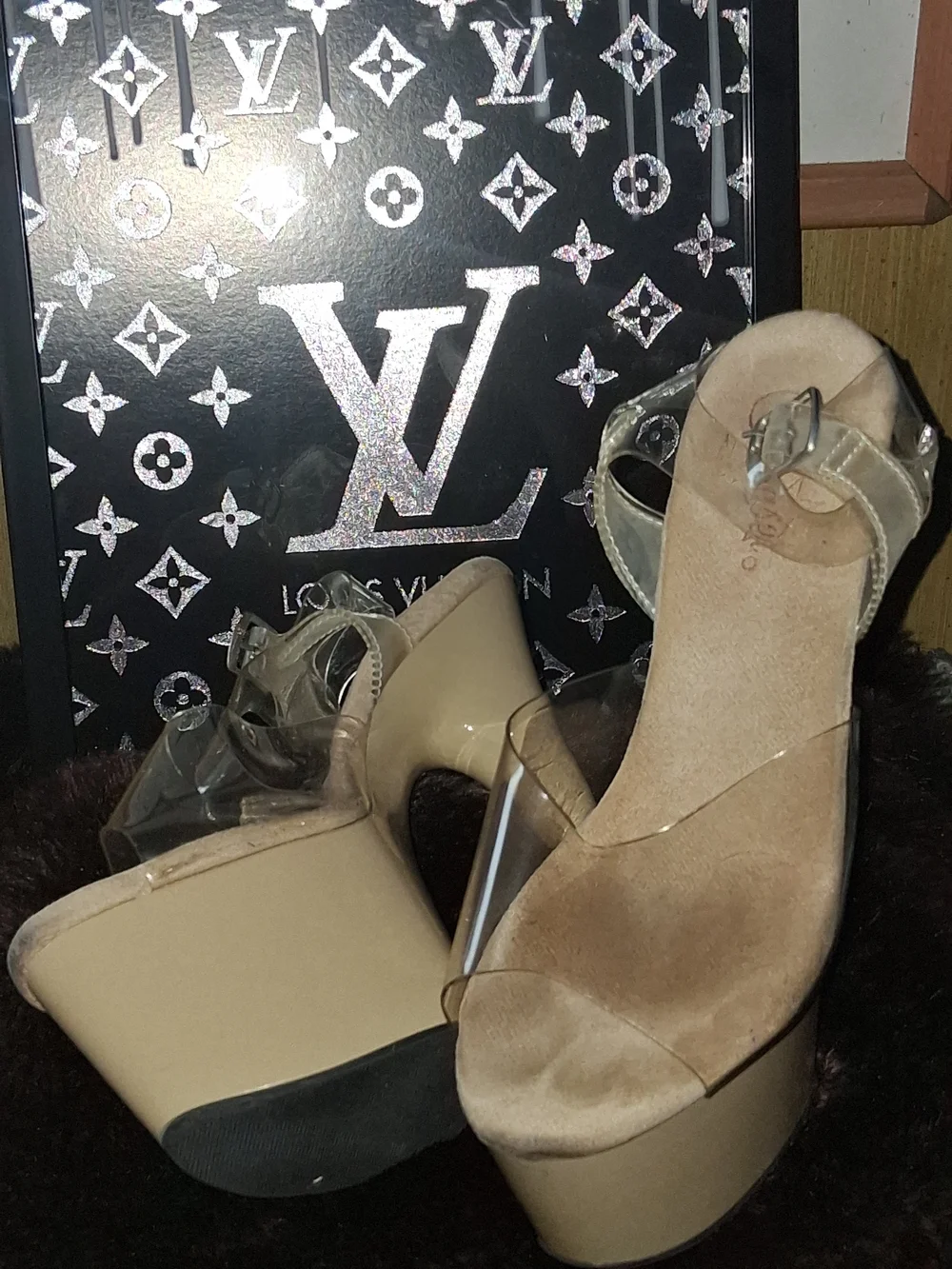 Pleasers/ Beige/ Tan /Bone Color Size 10...